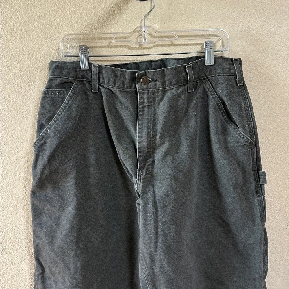 Carhartt Men's Olive Cargo Work Pants 36x34